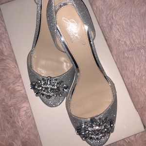 Jewel Badgley Mischka Womens Hays Dress Sandal-